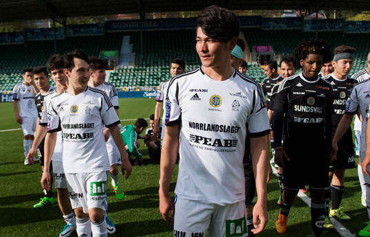 under fotbollsmatchen i Allsvenskan mellan GIF Sundsvall