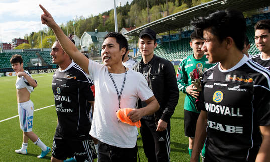 under fotbollsmatchen i Allsvenskan mellan GIF Sundsvall