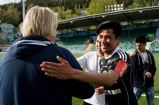 under fotbollsmatchen i Allsvenskan mellan GIF Sundsvall