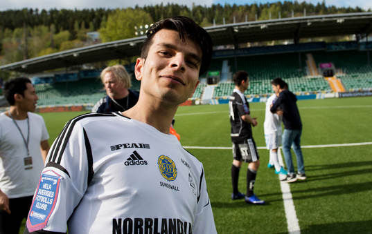 under fotbollsmatchen i Allsvenskan mellan GIF Sundsvall