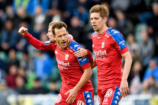 IFK Göteborgs Tobias Hysen jublar