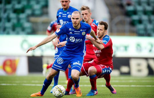 Sundsvalls Marcus Danielson och IFK Göteborgs Tobias Hysen