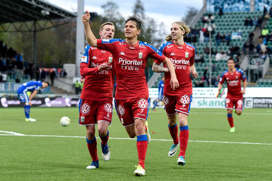 IFK Göteborgs Mads Albaek jublar