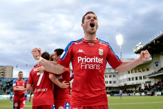 IFK Göteborgs Emil Salomonsson jublar