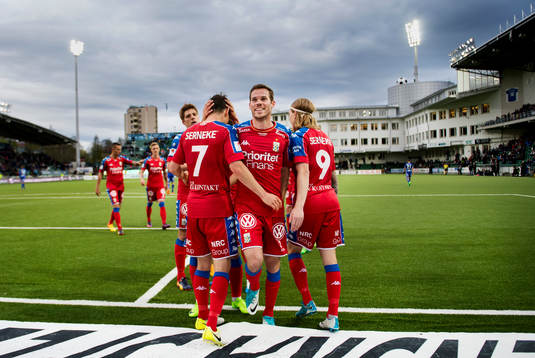 IFK Göteborgs Mads Albaek, Emil Salomonsson och Elias Mar