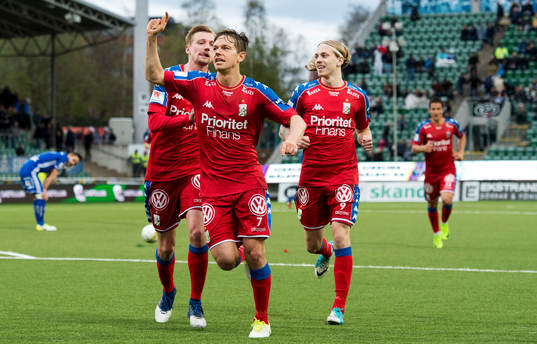 IFK Göteborgs Sebastian Eriksson, Mads Albaek och Elias