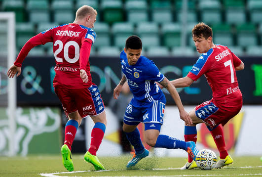 IFK Göteborgs Henrik Björdal och Mads Albaek