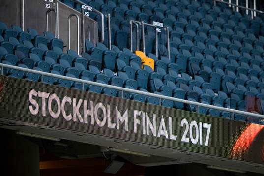 Interiör av Friends Arena