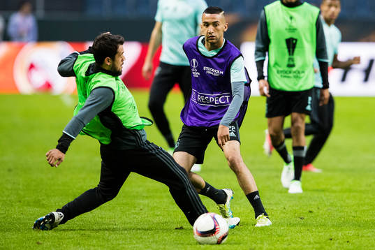 Ajax Amin Younes och Hakim Ziyech