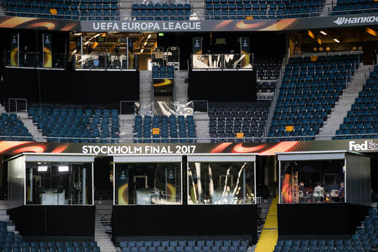 Interiör av Friends Arena