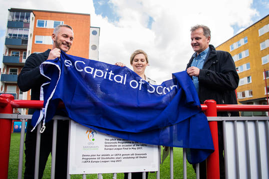 Patrik Andersson, UEFA Europa League-finalens ambassadör,