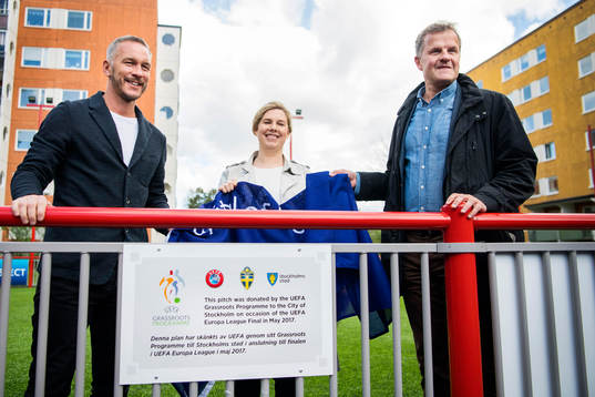 Patrik Andersson, UEFA Europa League-finalens ambassadör,