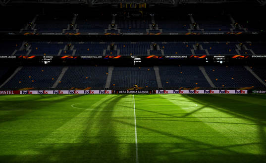 The Friends Arena Stockholm prior to the UEFA Europa League