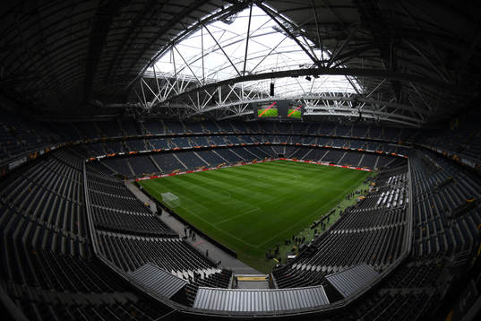 The Friends Arena Stockholm prior to the UEFA Europa League