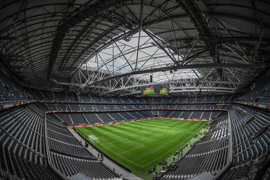 The Friends Arena Stockholm prior to the UEFA Europa League