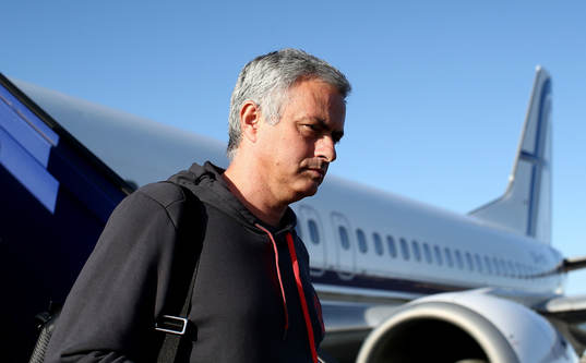 In this handout image provided by UEFA,  Manchester United