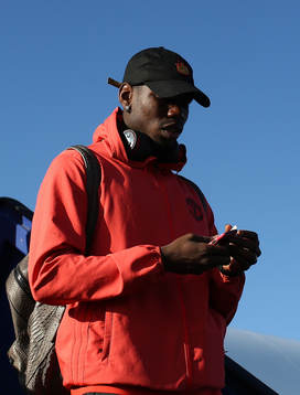 In this handout image provided by UEFA,  Paul Pogba of