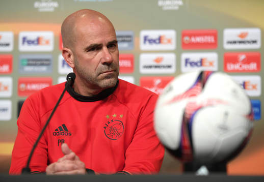 Ajax head coach Peter Bosz