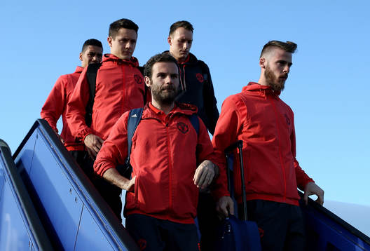 In this handout image provided by UEFA,  Juan Mata, David