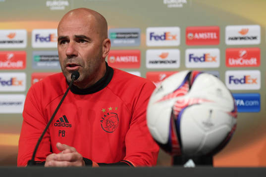 Ajax head coach Peter Bosz