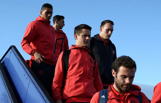 In this handout image provided by UEFA,  Juan Mata, Ander