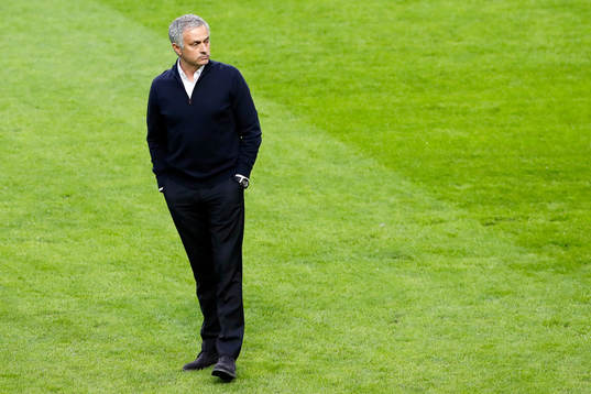 Manchester Uniteds tränare José Mourinho finalen i Europa