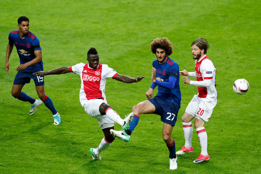 Ajax Davinson Sánchez och Lasse Schöne