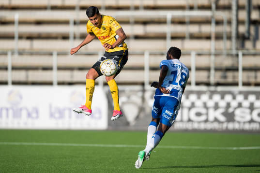 Elfsborgs Rami Kaib och IFK Göteborgs Lawson Sabah
