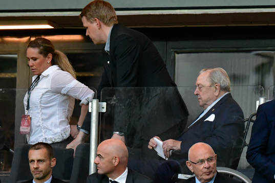 UEFAS före detta ordförande Lennart Johansson