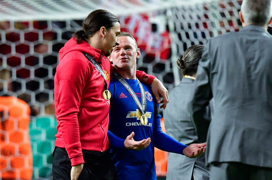 Manchester Uniteds Zlatan Ibrahimovic kramar om Wayne Rooney