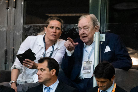 UEFAS före detta ordförande Lennart Johansson på