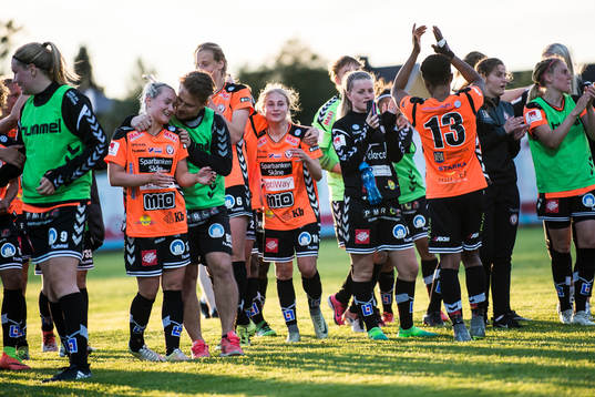 Kristianstads spelare jublar
