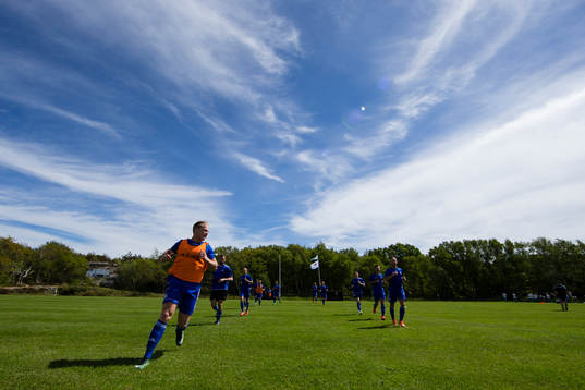 under fotbollsmatchen i Div 5 mellan Styrsö och Donsö