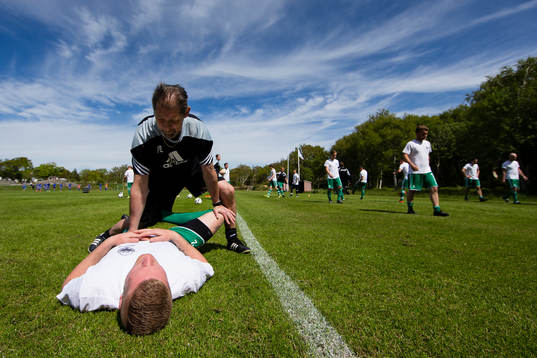 under fotbollsmatchen i Div 5 mellan Styrsö och Donsö