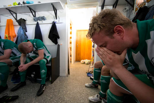 under fotbollsmatchen i Div 5 mellan Styrsö och Donsö