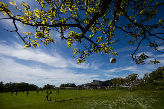 under fotbollsmatchen i Div 5 mellan Styrsö och Donsö