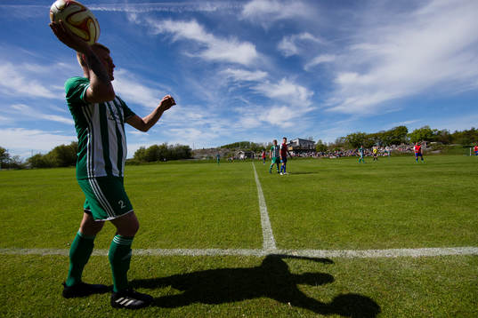 under fotbollsmatchen i Div 5 mellan Styrsö och Donsö