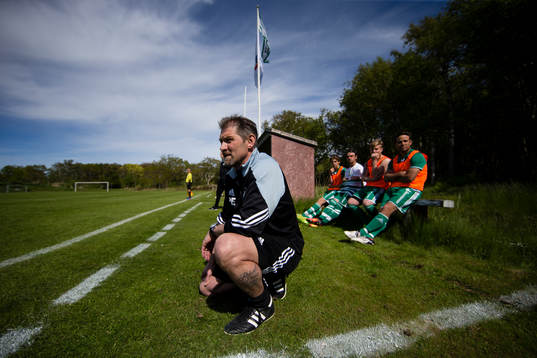 under fotbollsmatchen i Div 5 mellan Styrsö och Donsö