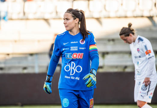 Örebros målvakt Carola Söberg
