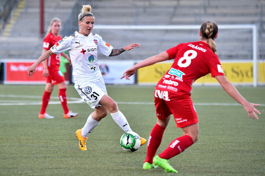 Rosengårds Anja Mittag och Örebros Hanne Gråhns