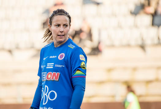 Örebros målvakt Carola Söberg