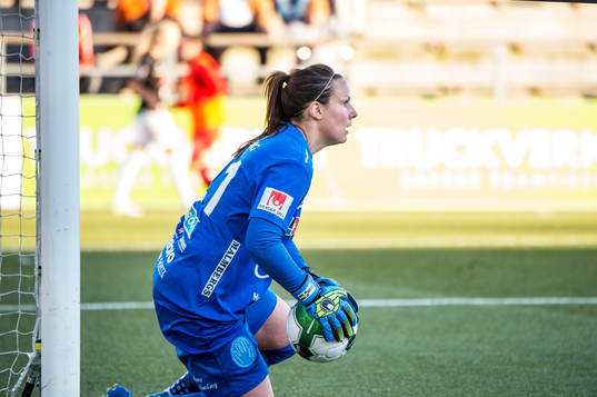 Örebros målvakt Carola Söberg