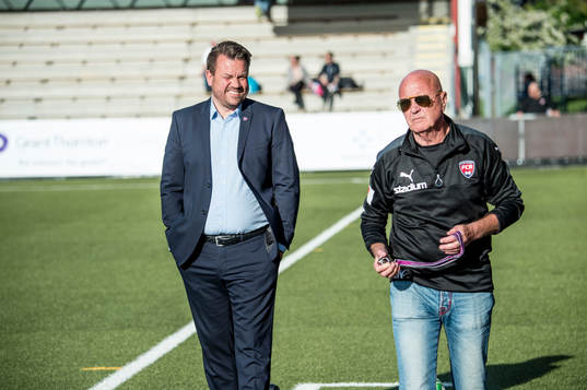 Rosengårds tränare Jack Majgaard Jensen och