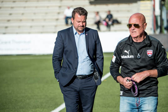 Rosengårds tränare Jack Majgaard Jensen och