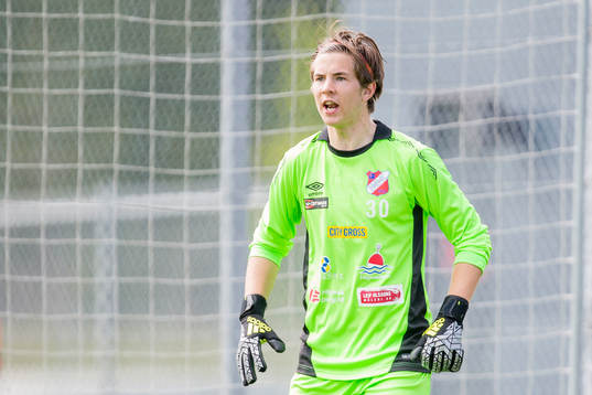 Höganäs målvakt Henrik Timgren