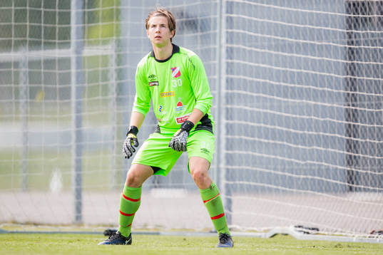 Höganäs målvakt Henrik Timgren