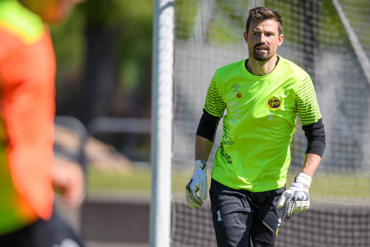 Elfsborgs målvakt Kevin Stuhr Ellegaard