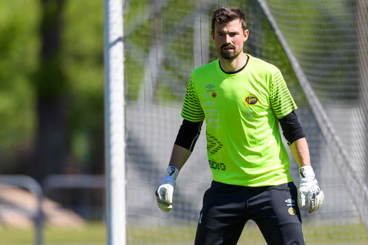 Elfsborgs målvakt Kevin Stuhr Ellegaard