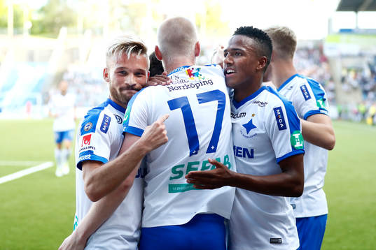 Norrköpings Nicklas Bärkroth, Karl Holmberg och Niclas