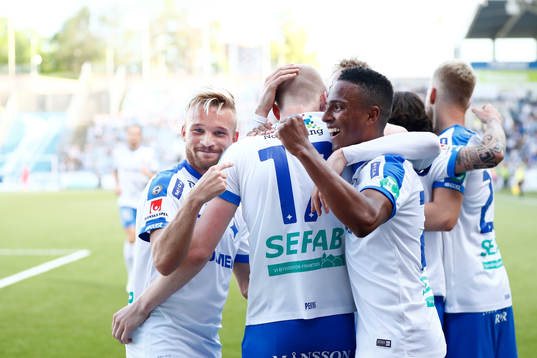 Norrköpings Nicklas Bärkroth, Karl Holmberg och Niclas